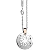 Collana Zancan in acciaio con sole .