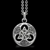 Collana Zancan in argento con pendente celtico.