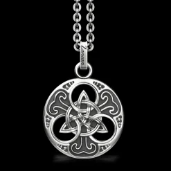 Collana Zancan in argento con pendente celtico.
