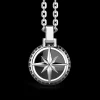 Collana Zancan in argento con pendente a rosa dei venti.
