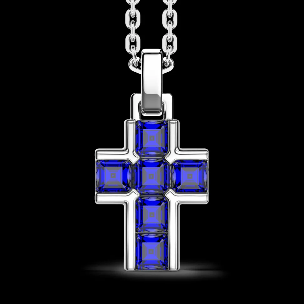 Collana Zancan in argento con pietre naturali