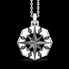 Collana Zancan in argento con pendete a rosa dei venti.