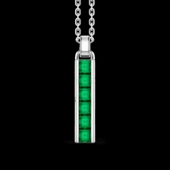 Collana Zancan in argento con pendente a stick.