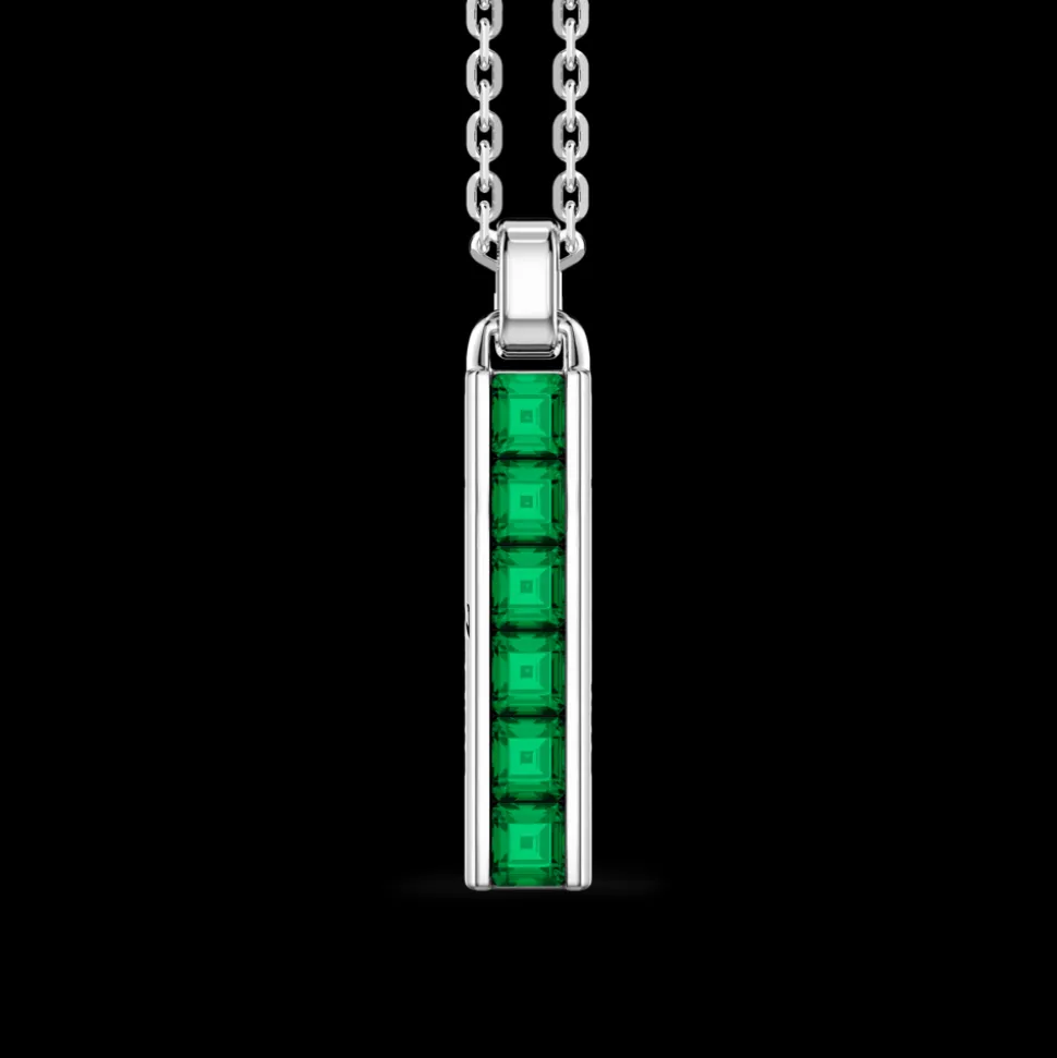 Collana Zancan in argento con pendente a stick.