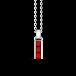 Collana Zancan in argento con pendente a stick.