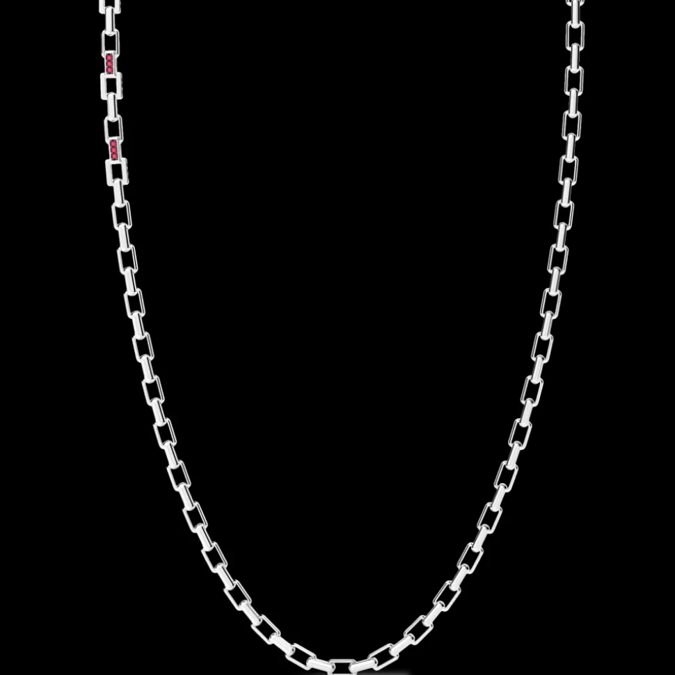Collana Zancan in argento con pietre naturali