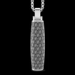 Collana Zancan in argento con pendente a stick.