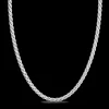 Collana Zancan in argento a maglia intrecciata.