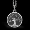 Collana Zancan in argento con pendente ad albero della vita.