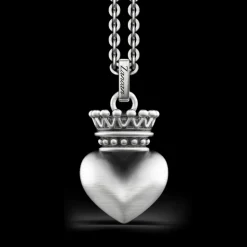 Collana Zancan in argento con cuore.