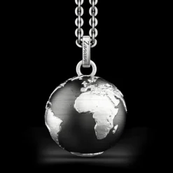 Collana Zancan in argento con pendente a globo.