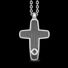 Collana Zancan in argento con pendente a croce.