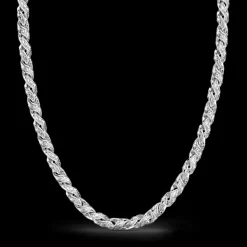 Collana Zancan in argento solo maglia.
