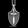 Collana Zancan in argento con pendente a scudo.
