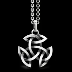 Collana Zancan in argento con pendente celtico.
