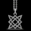 Collana Zancan in argento con pendente celtico.