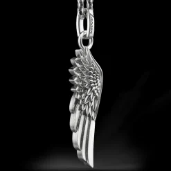 Collana Zancan in argento con pendente ad ala.
