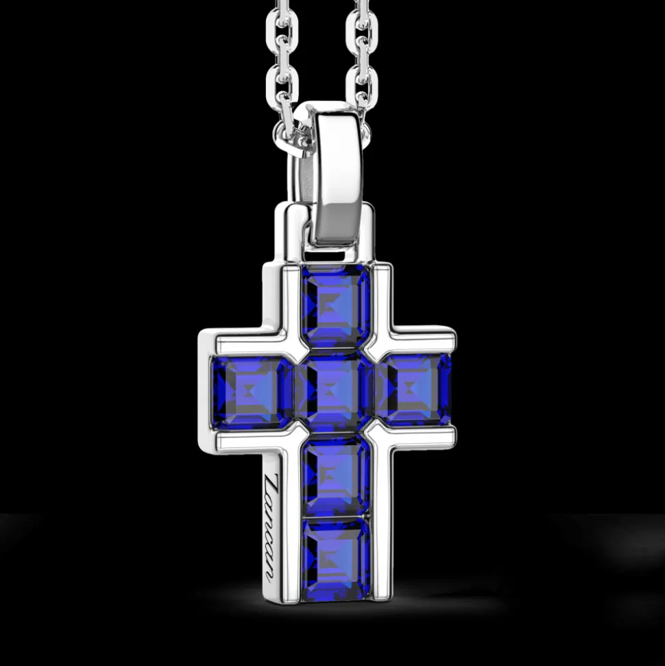Collana Zancan in argento con pietre naturali