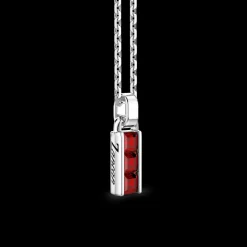 Collana Zancan in argento con pendente a stick.