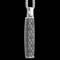Collana Zancan in argento con pendente a stick.