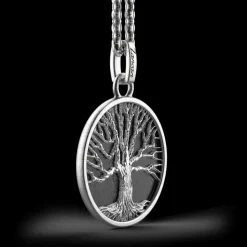 Collana Zancan in argento con pendente ad albero della vita.