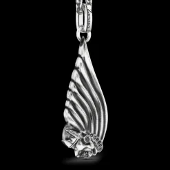 Collana Zancan in argento con pendente a nativo americano.