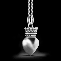 Collana Zancan in argento con cuore.