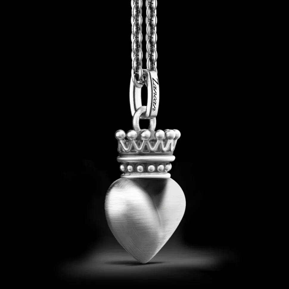 Collana Zancan in argento con cuore.
