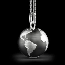 Collana Zancan in argento con pendente a globo.