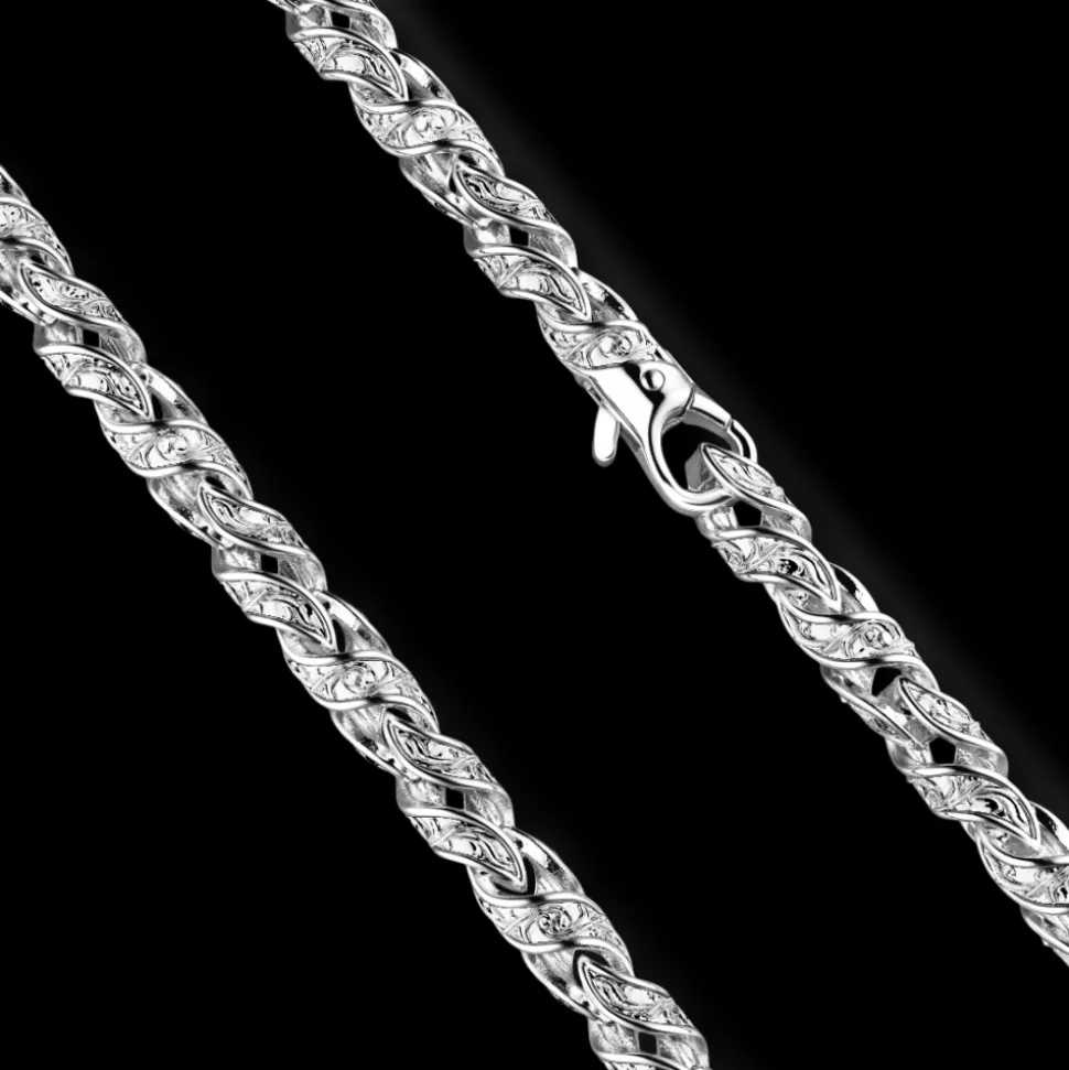 Collana Zancan in argento solo maglia.