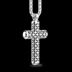 Collana Zancan in argento con pendente a croce.