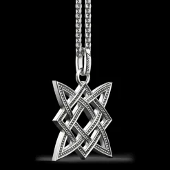 Collana Zancan in argento con pendente celtico.