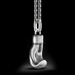 Collana Zancan in argento con guantone.
