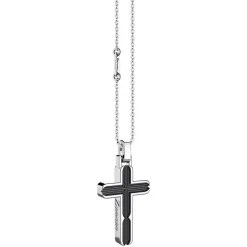 Collana Zancan in argento con pendente a croce.