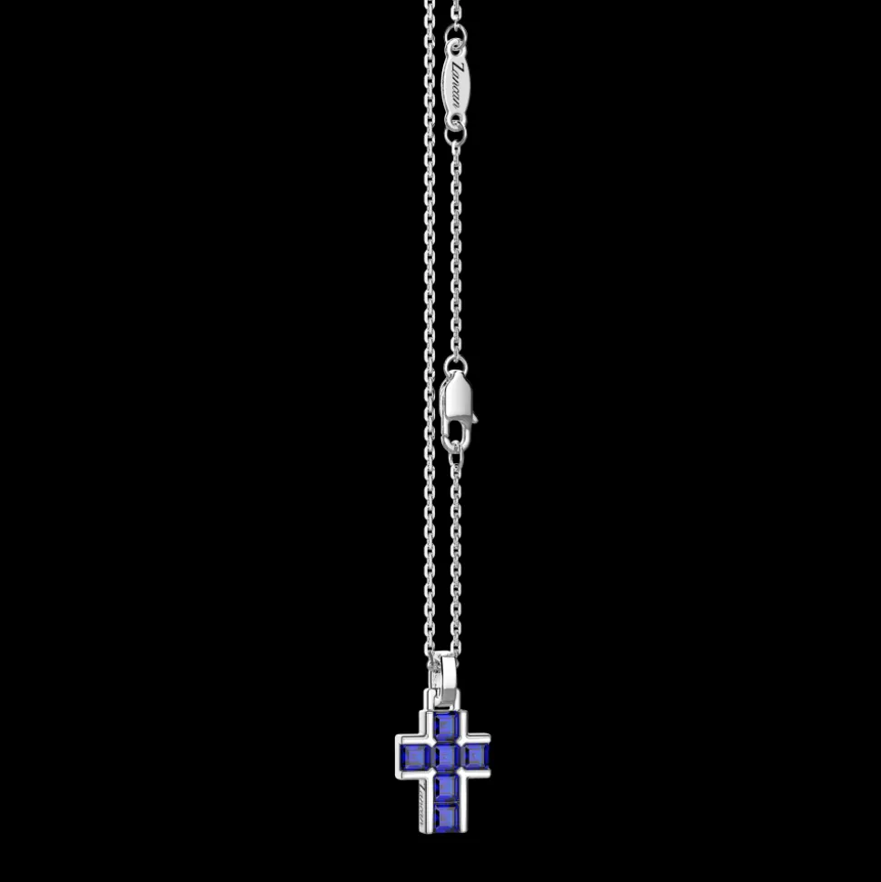 Collana Zancan in argento con pietre naturali