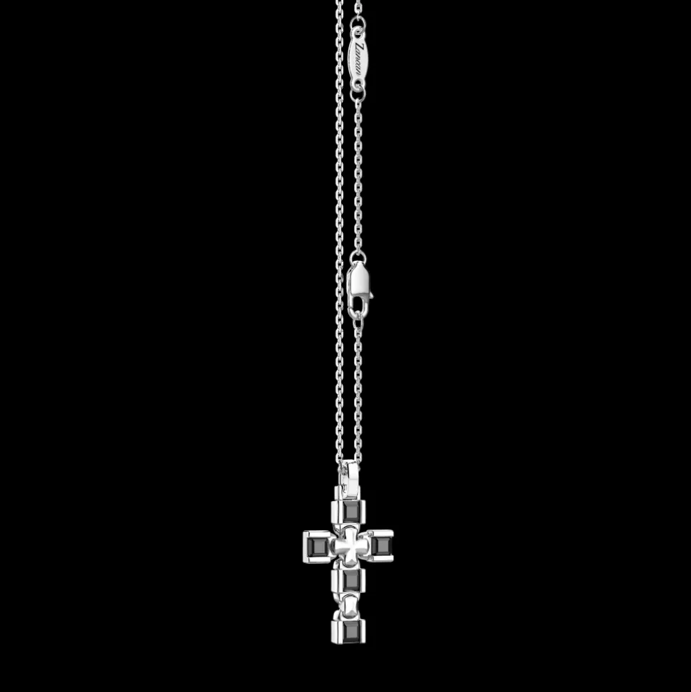 Collana Zancan in argento con pietre naturali