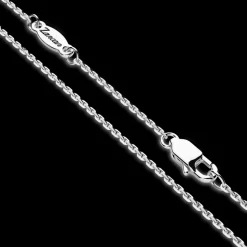Collana Zancan in argento con pendete a targa.