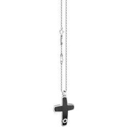 Collana Zancan in argento con pendente a croce.