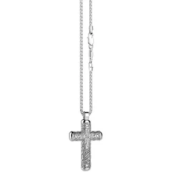 Collana Zancan in argento con pendente a croce.