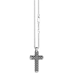 Collana Zancan in argento con pendente a croce.