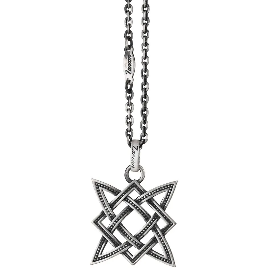 Collana Zancan in argento con pendente celtico.