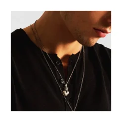 Collana Zancan in argento con cuore.