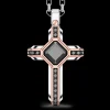 Collana Zancan in oro 18k con diamanti neri.