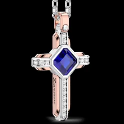 Collana Zancan in oro 18k con zaffiro blu.