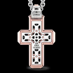 Collana Zancan in oro 18k con diamanti neri.