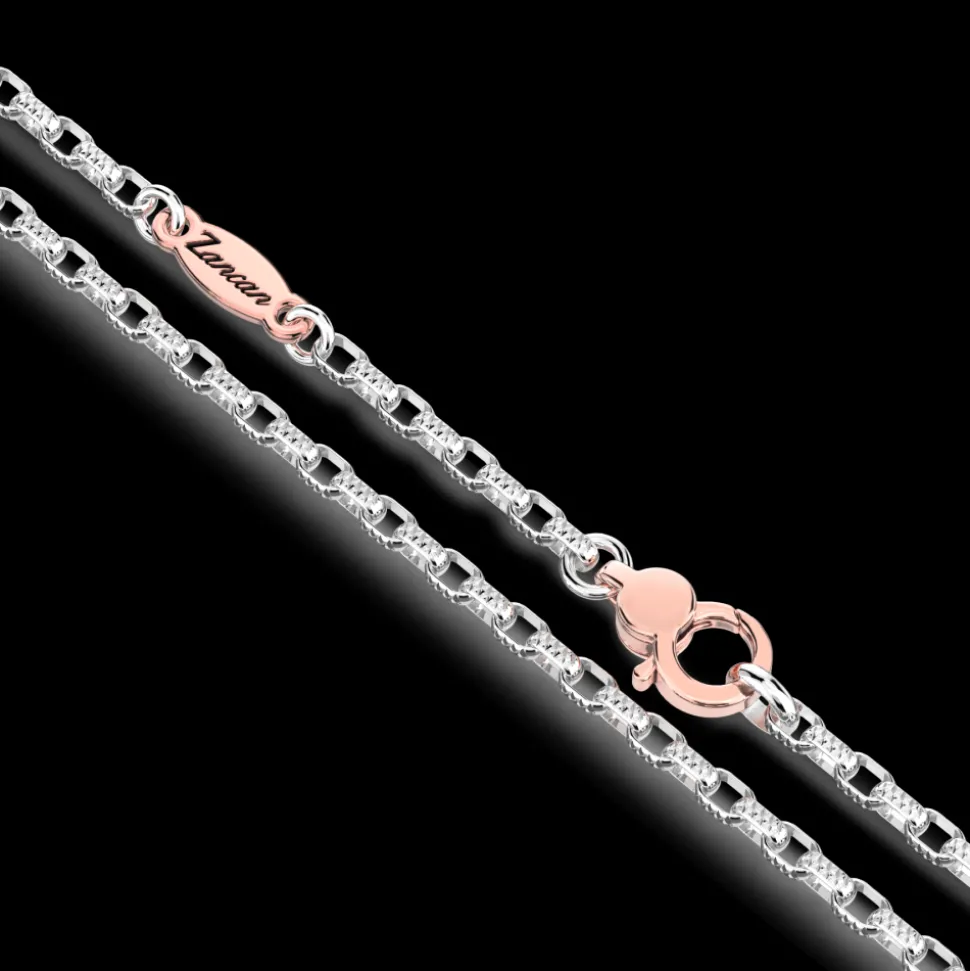 Collana Zancan in oro 18k con diamanti neri.