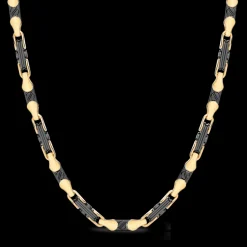 Collana Zancan in    oro 18kt e ceramica nera.