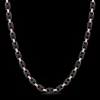Collana Zancan in oro 18kt, ceramica nera e diamanti.