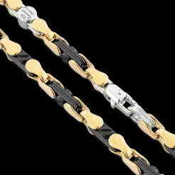 Collana Zancan in    oro 18kt e ceramica nera.