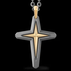 Collana Zancan in Titanio e Oro 18kt | Lusso Made in Italy